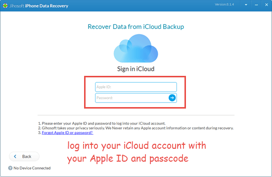 Extract deleted iMessages from iCloud backup selectively